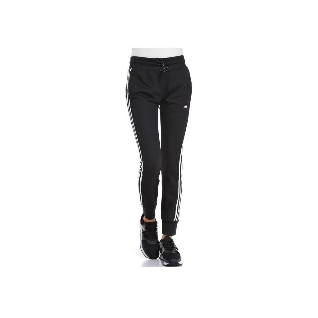 Adidas Casual Elastic Sports Long Pants Women Bottoms Black S21004