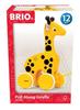 BRIO Brinquedo de Puxar Girafa 30200, para idades de 1 ano ou mais. [Brinquedo, Brinquedo de Madeira, Presente] (Aniversário/Natal)]