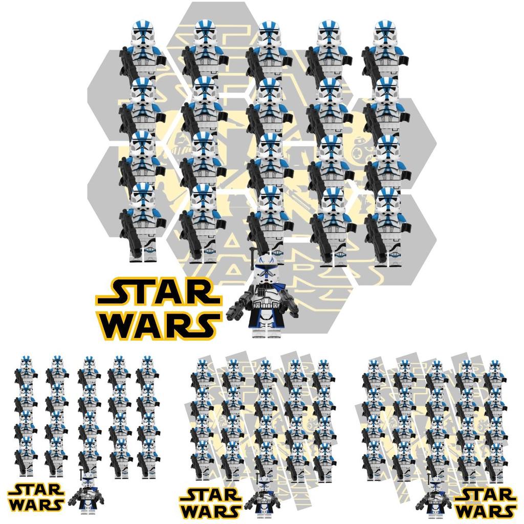 21pcs Building Blocks Toy Robot For Creative Play Compatible With Lego Star Wars Series
