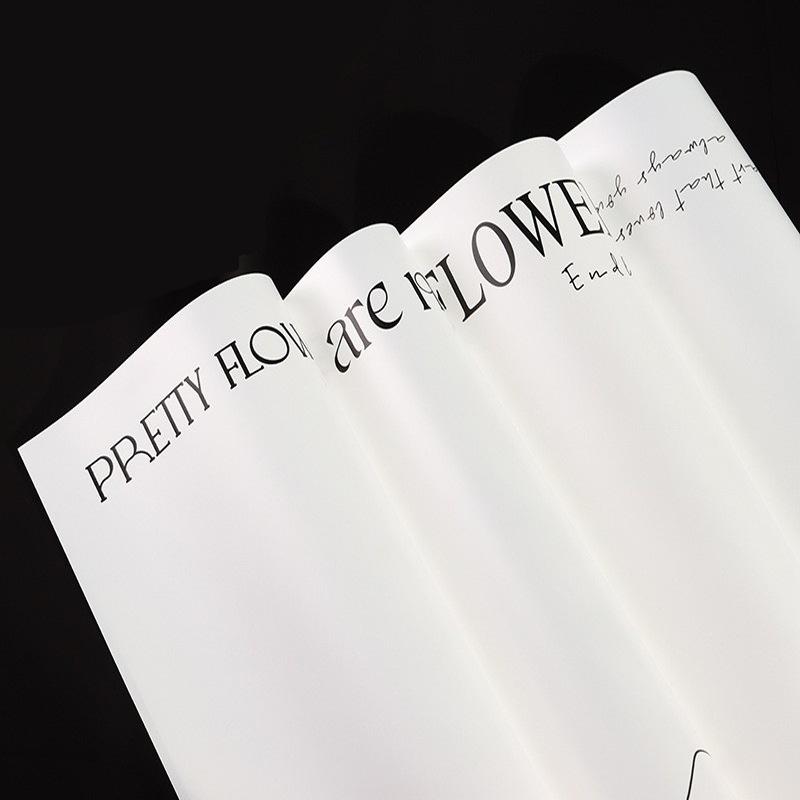 Trendy Floral Kraft Paper for Bouquet Wrapping