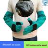 Heavy-Duty Cowhide Pet Safety Gloves: Bite & Scratch Prevention for Dogs, Cats, Snakes, and More.