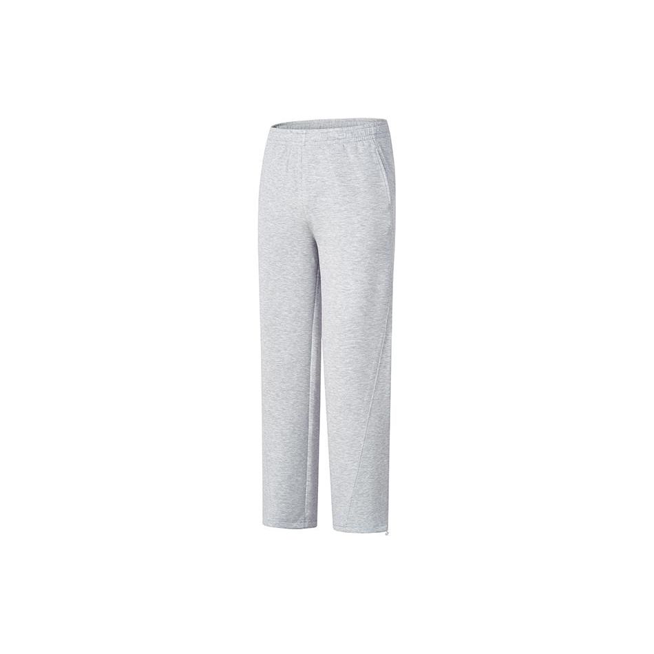 SAUCONY Solid Logo Straight Leg Knit Sports Pants Women Pants Heather-Gray SC1249109A-MG27