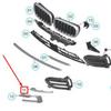 BMW X6 F16 Fog Light Frame Trim Accessory 51117343259 260