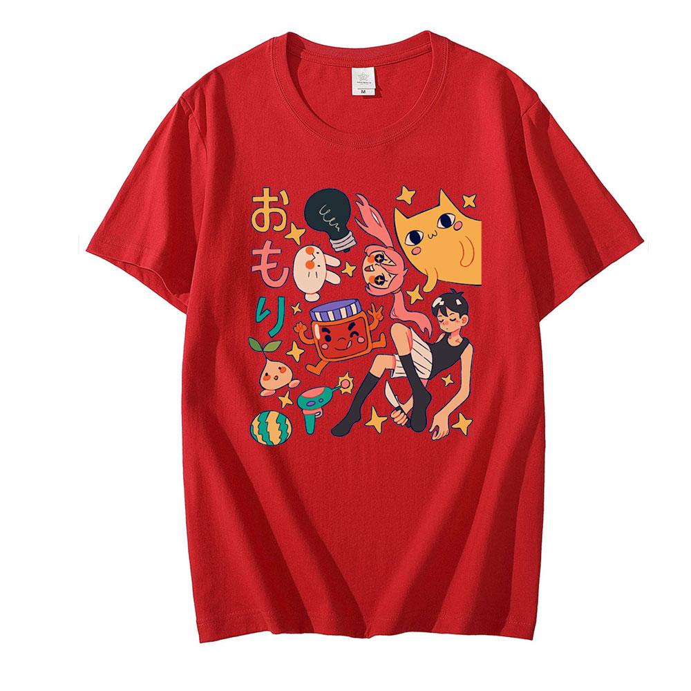 2026 Omori T Shirt Summer Casual Top Fashion Printing Harajuku Cotton Polyester Short Sleeved Tops Cosplay Tee