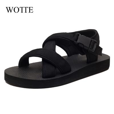 Men Sandals Simple Casual Summer Shoes Comfortable Sneakers Outdoor Beach Vacation Sandals 2024 New Male Casual Sandals Shoes