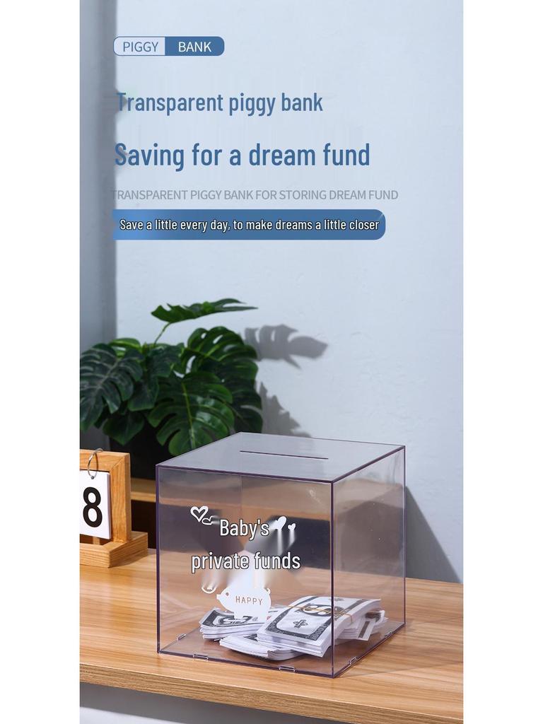 2025 Anti-Fall Large Capacity Piggy Bank for All Ages