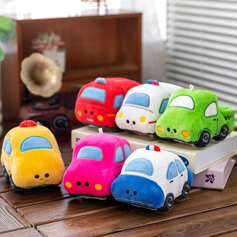 Educational Pull Backrest Soft Auto Companion Snug Furry Plush Wheeled Ride The Can Run Animated Automobile Doll Bday Favors