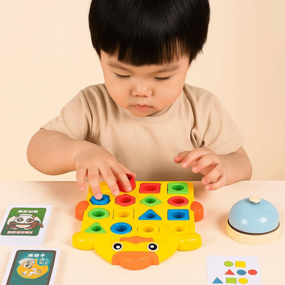 Pattern Cognitive Geometry Shape Matching Toy Montessori Color Recognition Toys  Thinking Training