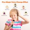 Mini Karaoke Machine for Kids Adults,Portable Bluetooth Karaoke Speaker for Adults Kids with 2 Microphones for 6 7 8 9 10 11 12 Years Old Girls Boys