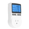 Smart Thermostat Digital Temperature Controller Socket Outlet Timer with Blue Backlight  for