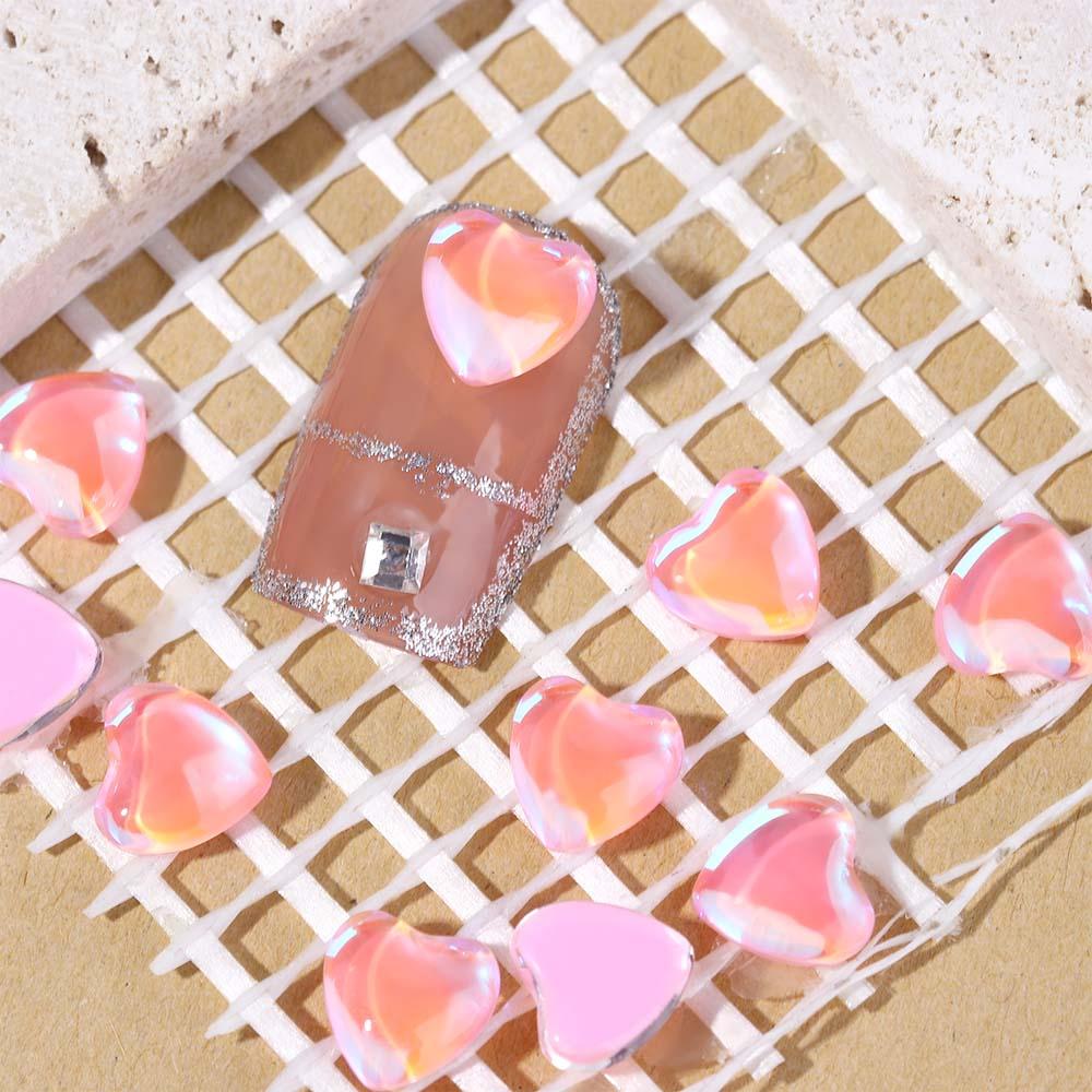 

Charms Gems Fashion Heart-Shaped Nail Jewelry Nail Art Decoration DIY Ornaments Manicure