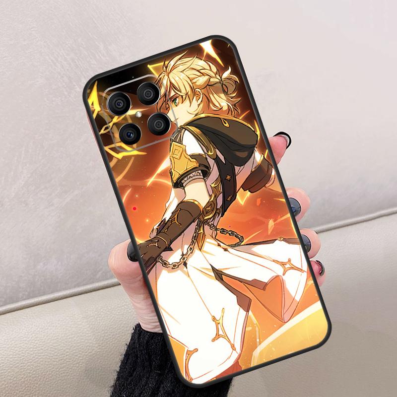 

Genshin Impact Albedo For Honor Magic 8 7 5 6 Lite Case For Honor 200 400 Pro X9d X9c X9b X9a X8c X8b 70 90 Win RT Honor 70 Lite