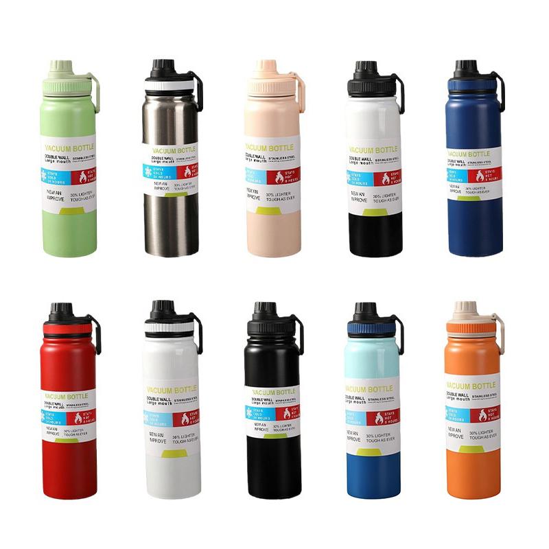 600/800/1000Ml Outdoor Thermos Water Bottle 304 Stainless Steel Insulated Cup Keeps Cold And Heat Thermal Large-Capacity Pot