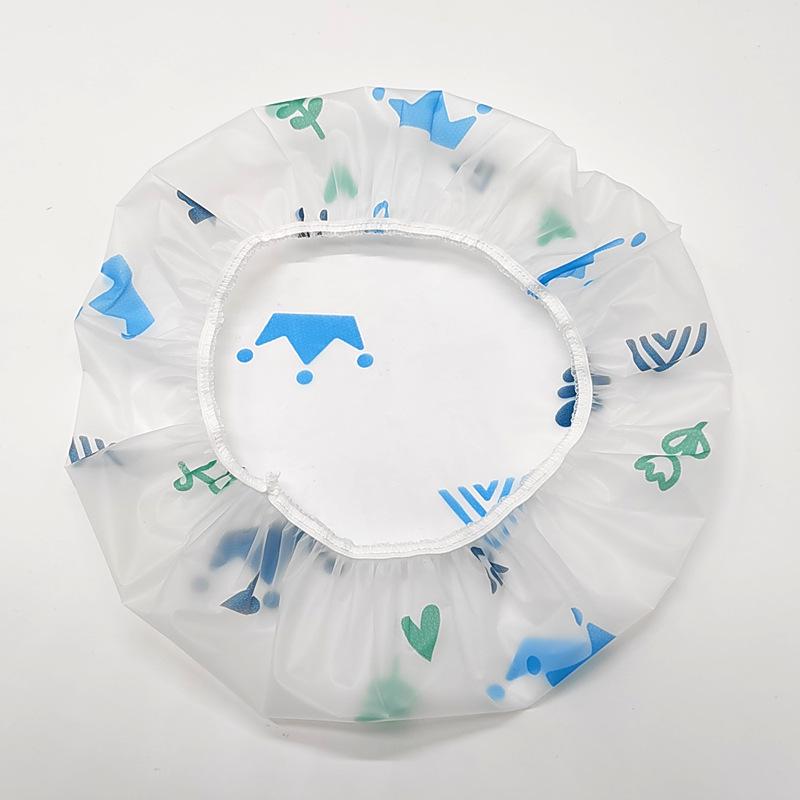 Extra Large High-Grade Frosted PEVA Waterproof Shower Cap