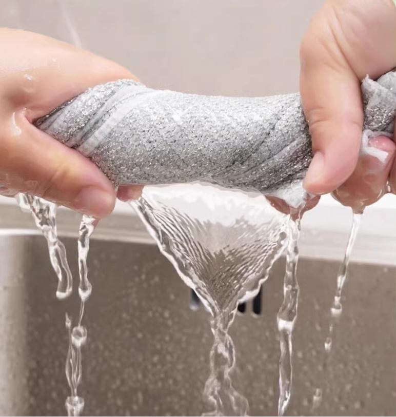 Multipurpose Wire Miracle Cleaning Cloths Dishwashing Rags for Wet and Dry Kitchen Cleaning Cloth KHXYXY0001