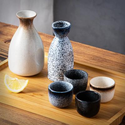 Set Creativo de Cerámica para Hornear Sake Calentador de Vino Clasificador de Vino Casero Juego de Bandejas Pequeñas de Vidrio Juego de Cerámica para Vino Casero