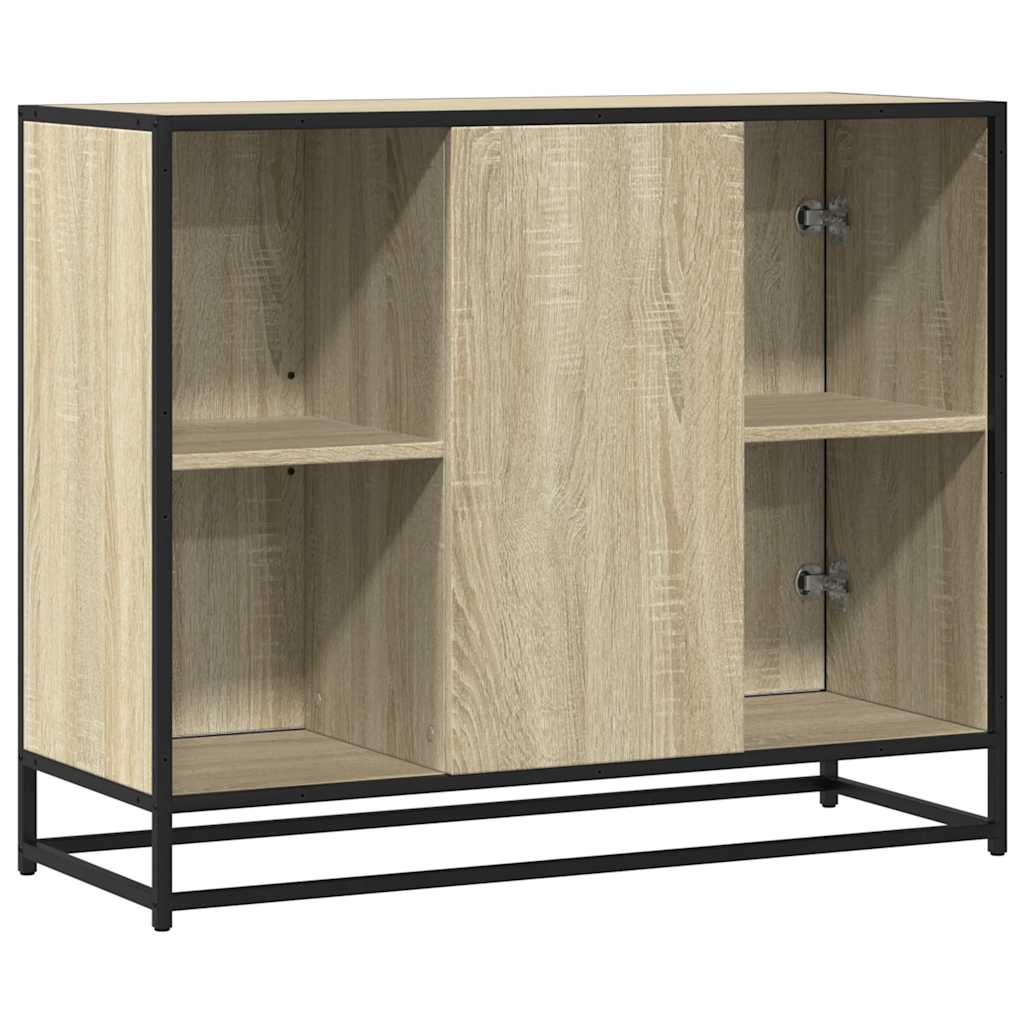 Szafka, Dąb Sonoma, 92X35X76 Cm, Materiał Drewnopochodny