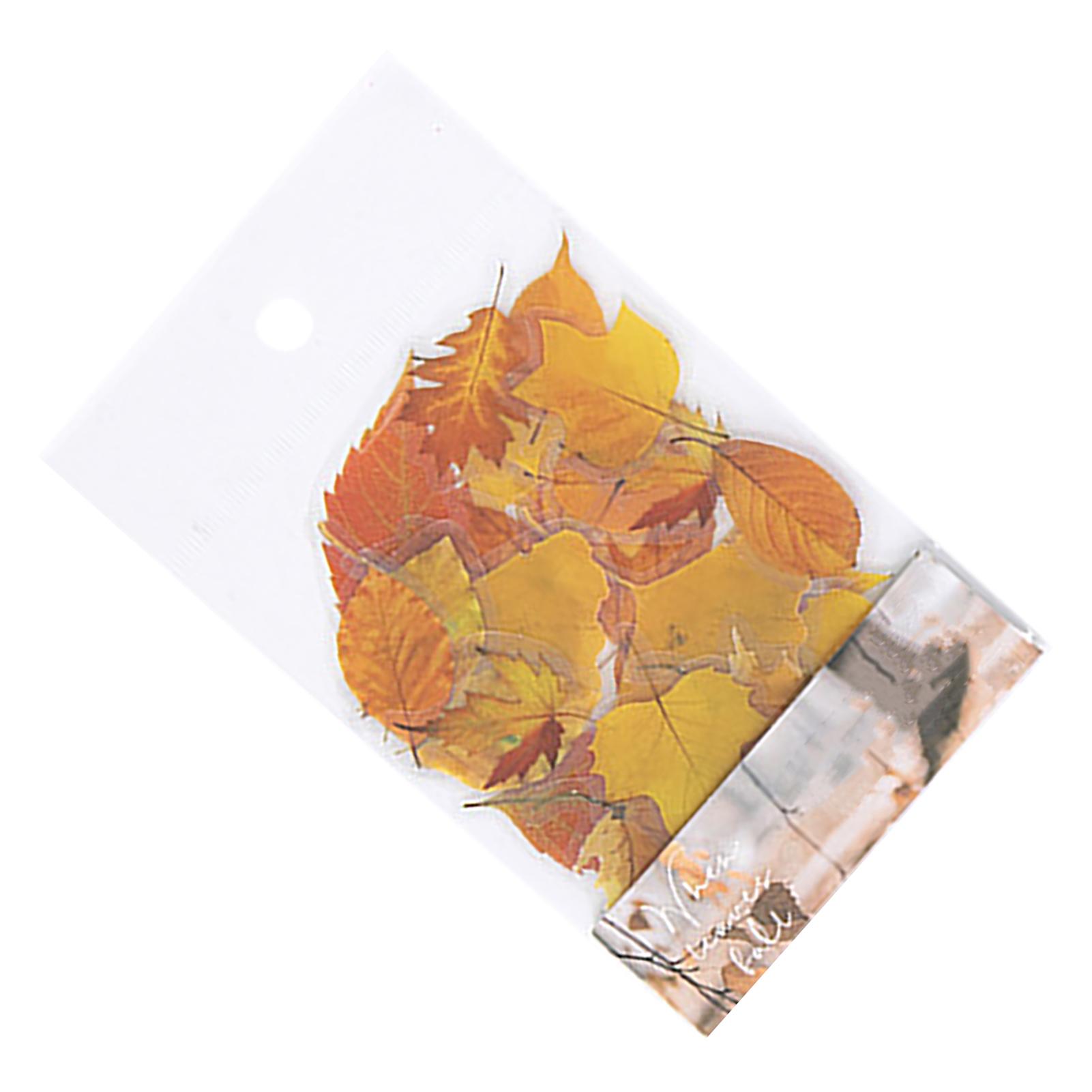 

Листья Скрапбукинг Наклейки Декоративные ПЭТ Осенние Листья Скрапбукинг Наклейки для Ведения Дневника Фотоальбом 40шт