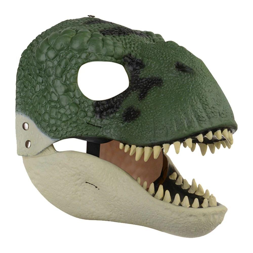 Cosplay Rekvizity Halloweenská Maska Dinosaurus Pohyblivá Čelist Dračí Pokrývka Hlavy Dinosauří Pokrývka Hlavy na Párty