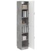 Cabinet Set 2 pcs Concrete Grey Wood Based Material
