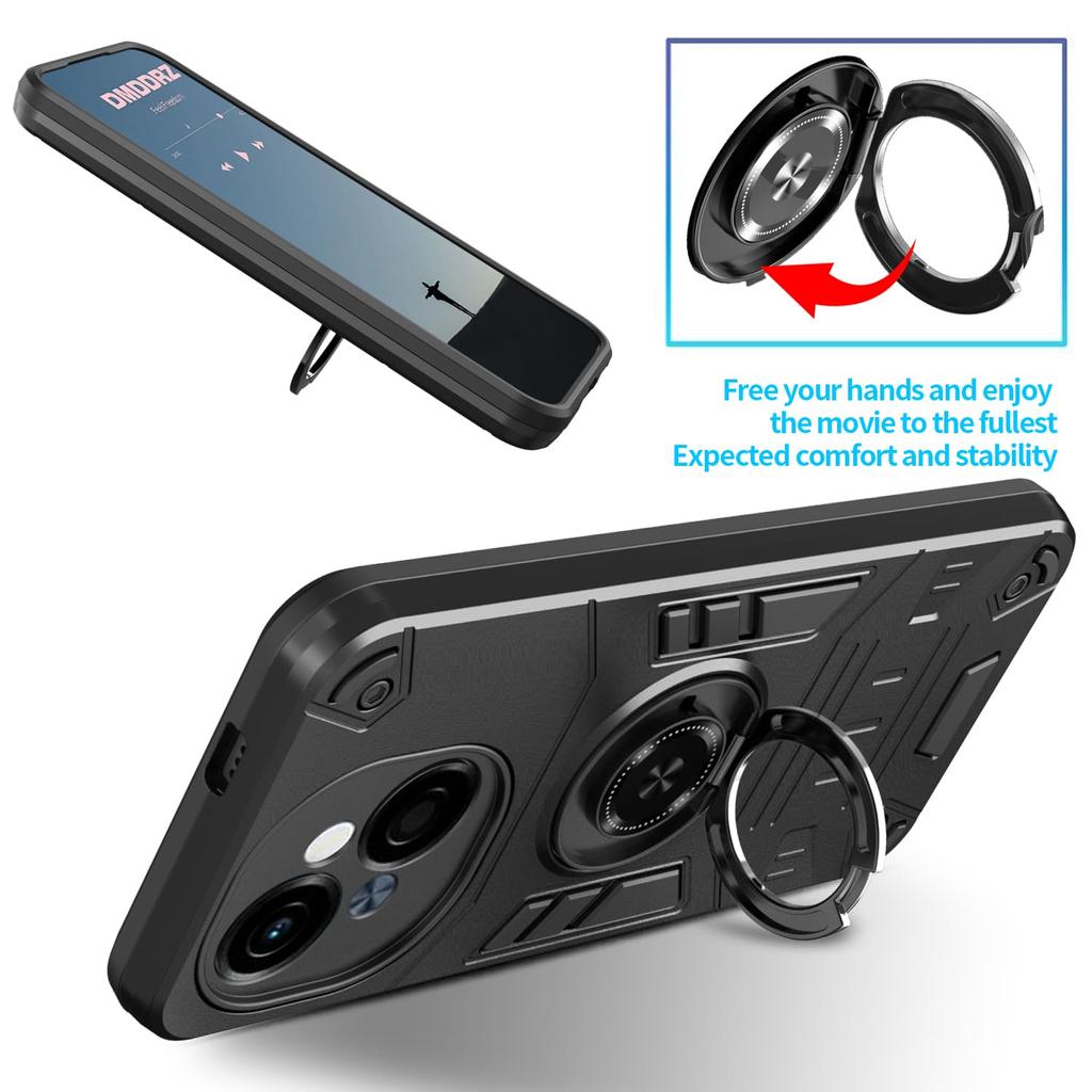 Hülle für TECNO Spark GO 2024 20 20C 30 Pro 30C 2025 Armor Metallring Ständerabdeckung für TECNO GO 1 POP8 POP9 Hülle Coque Fundas