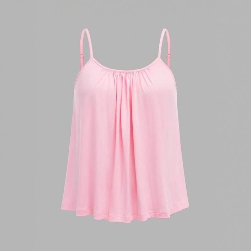 Womens 2025 Plus Ribbed Size Elastic Camisole Sexy Vest Three Colors