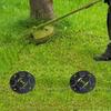 2Pcs High-Efficiency Grass Trimmer Head Easy To Install Weeding Tool  Wire Cutting Weeding
