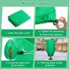 4 Pack Plant Covers Freeze Protection, 31.5" x 47.3" Large Frost Cloths Blankets with Zipper Drawstring, Shrub Jackets Tree Covers for Winter Outdoor