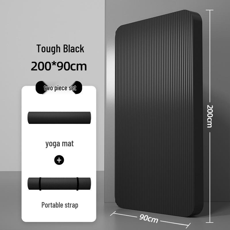 Men's Non-slip Thick Yoga Mat for Fitness and Exercise