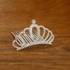 Sparkling Rhinestone Hair Comb Alloy Material Princess Hair Comb Children Tiara Crown  Parties