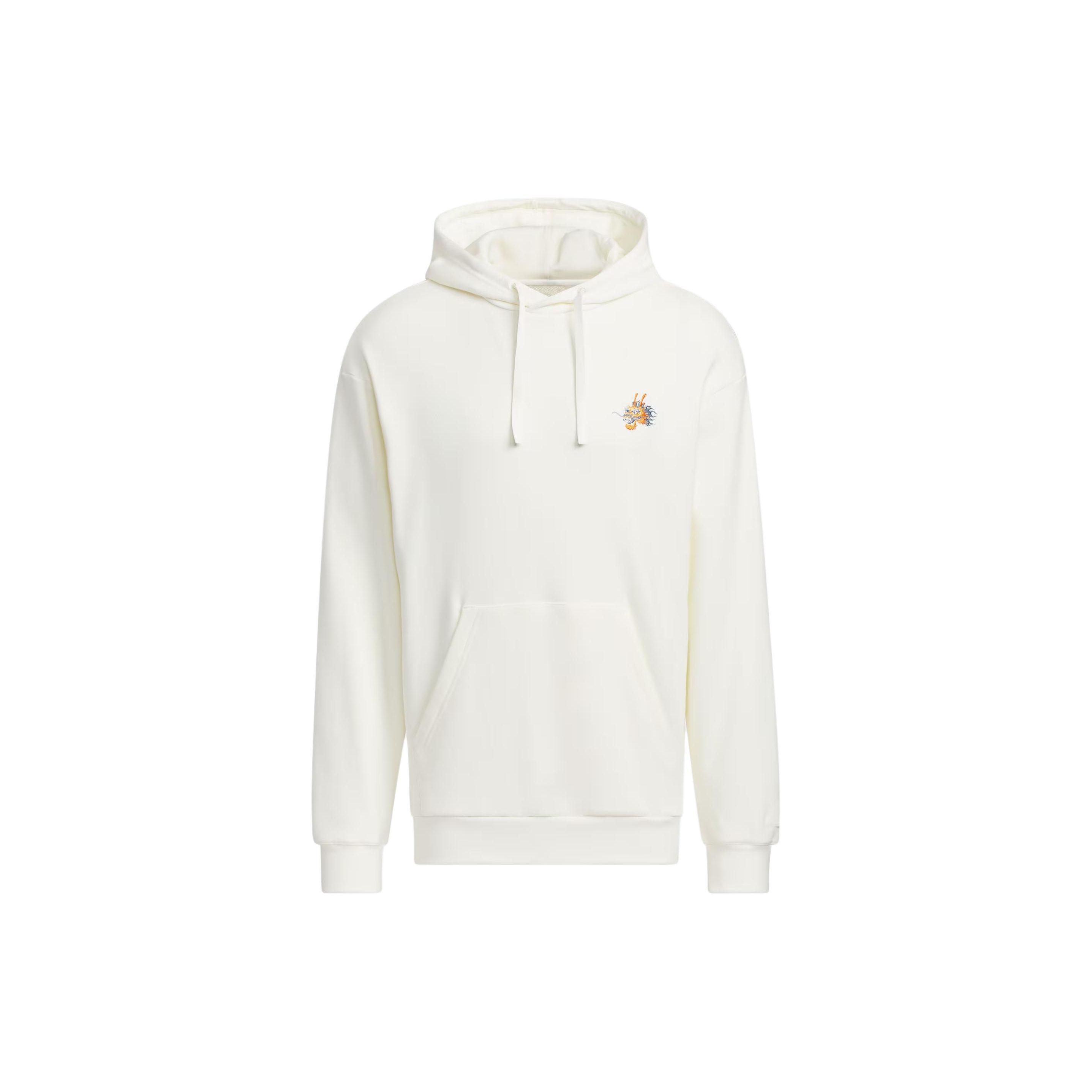 adidas Unisex Year of the Dragon Loose Fit Hoodie Off White JE6115 L