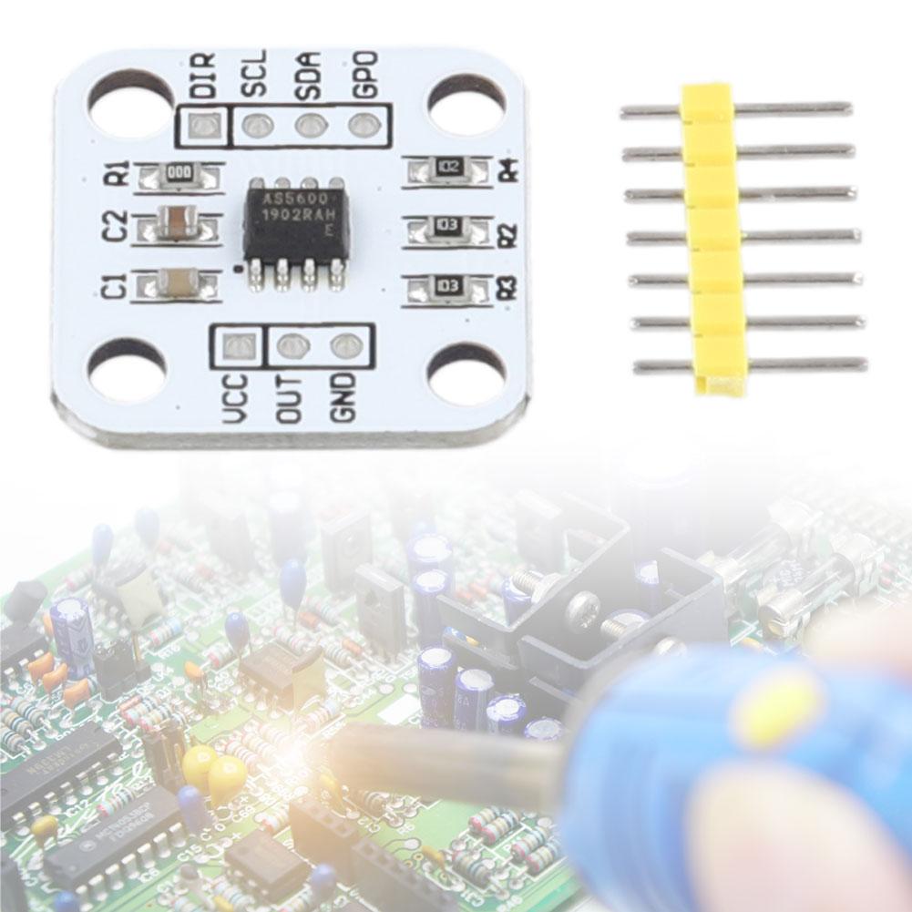 4pcs As5600 Encoder Magnetico Modulo Sensore Di Misurazione Dellangolo Di Induzione Magnetica 12bit Alta Precisione - Foto 2