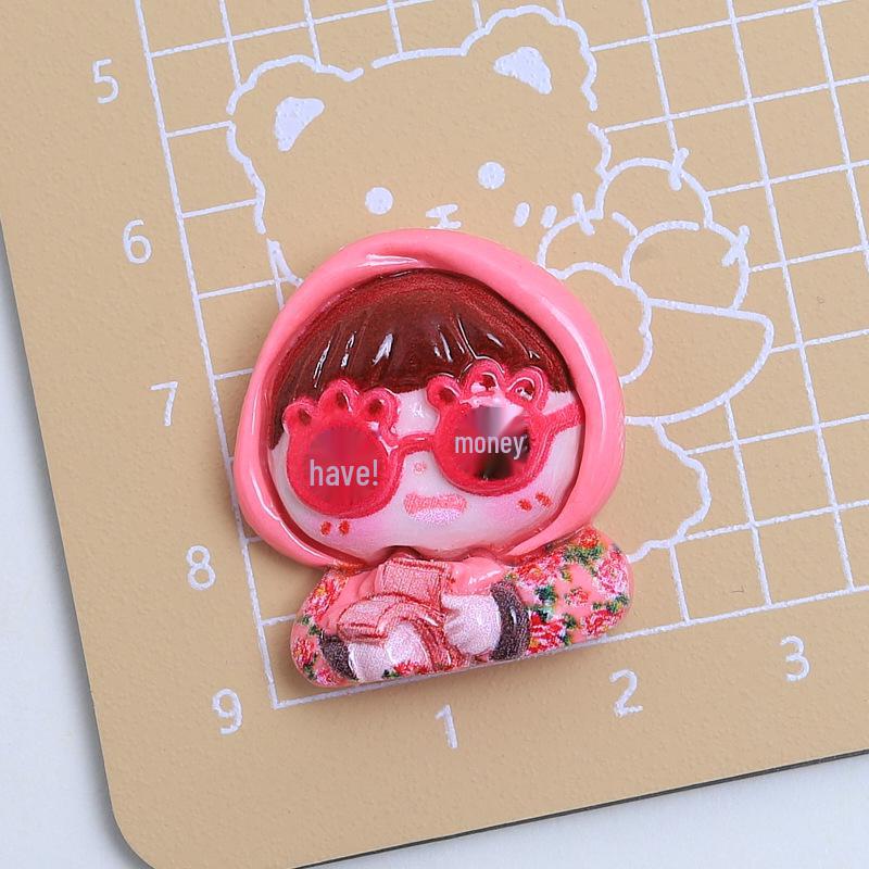 

Красочные цветочные куртки с изображением мультяшной девушки из смолы, аксессуары для самодельных украшений, заколок для волос, пряжек для обуви и творческих проектов.