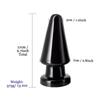 MoDi Analplug, großer Buttplug mit leistungsstarkem Saugnapf, weibliches Masturbationswerkzeug, Analspielzeug, Analkugeln, Pussy-Sexspielzeug für Paare