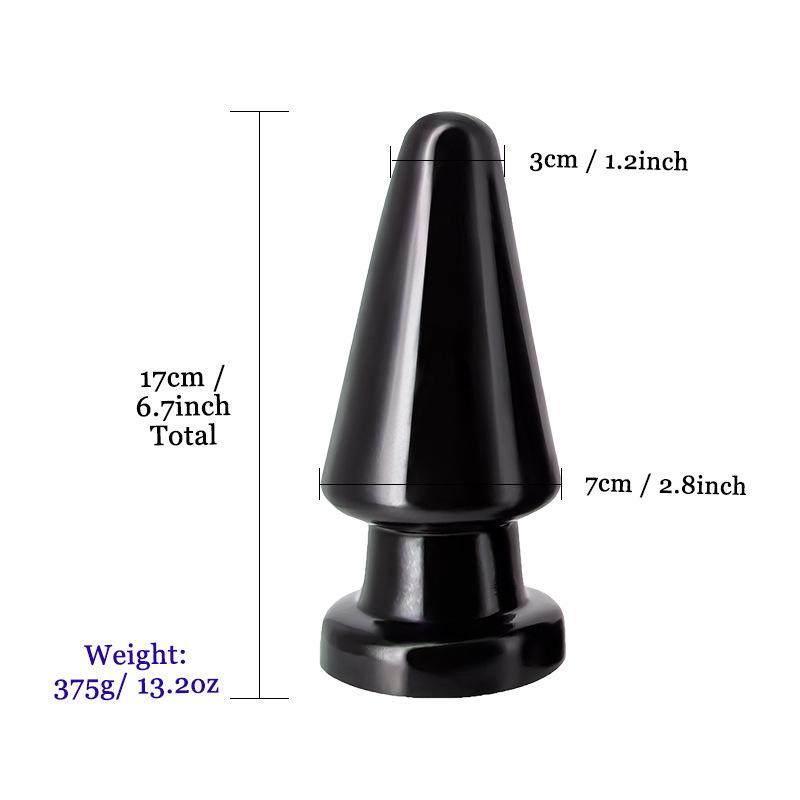 MoDi Analplug, großer Buttplug mit leistungsstarkem Saugnapf, weibliches Masturbationswerkzeug, Analspielzeug, Analkugeln, Pussy-Sexspielzeug für Paare