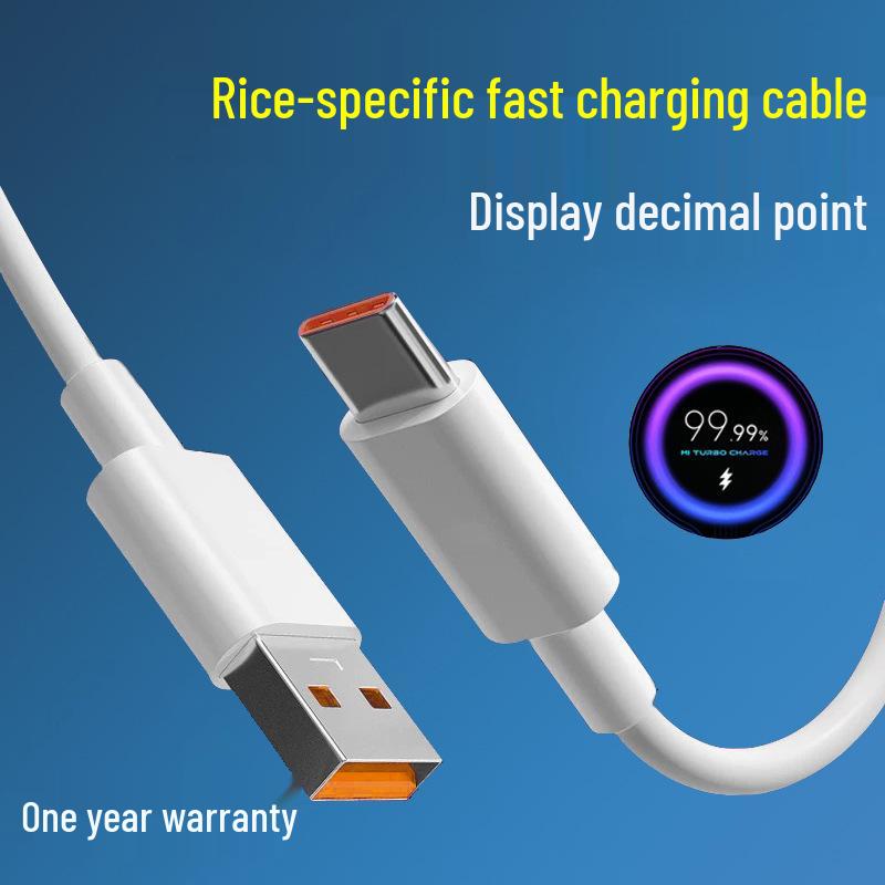 Xiaomi 15Pro Compatible 120W 6A Charging Cable for Mix4, 13Pro, 12Pro, 14Pro