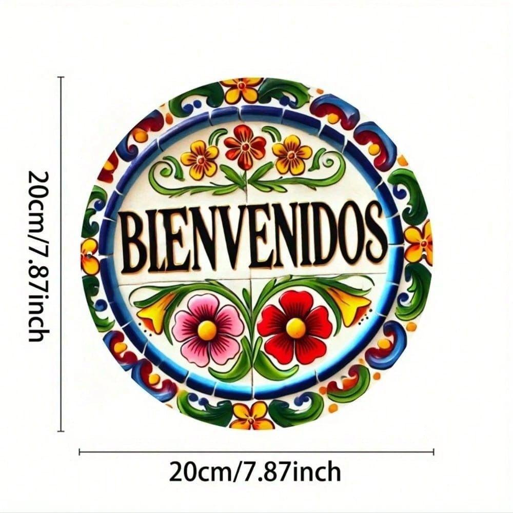 

Vintage Metal Sign for Wall Decor, Spanish Bar Tin Sign, Patio Garden Outdoor Decoration Plaque