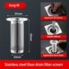 304 Stainless Steel Floor Drain Net Basin Anti-odor Drainer Bathroom Wash Basin Anti-clogging Filter Universal