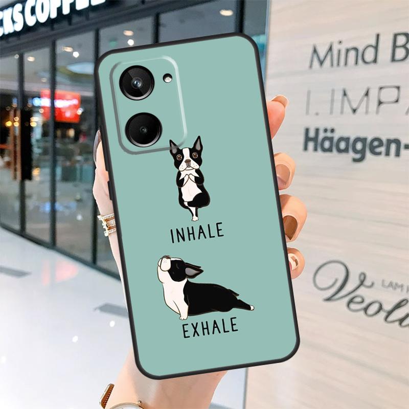 Boston Terrier Dog Case For Realme 15 13 12 10 11 14 Pro Plus GT6 GT7 C15 C35 C53 C55 C61 C63 C65 C67 C71 C75