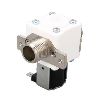 Electric Solenoid Valve 12in Thread Strong Sealing PC Brass Water Inlet Solenoid Valve DC24V