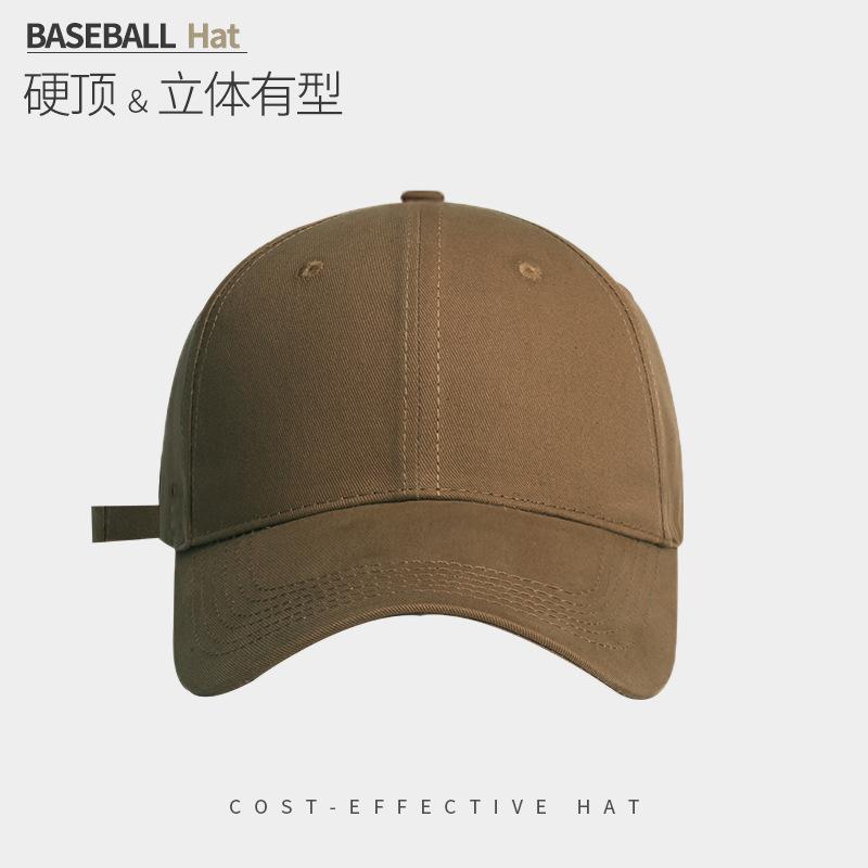 Embroidered Letters Show The Face Small Peaked Cap Children'S Season Sun Protection Warm Versatile Big Head Circumference Baseball Cap