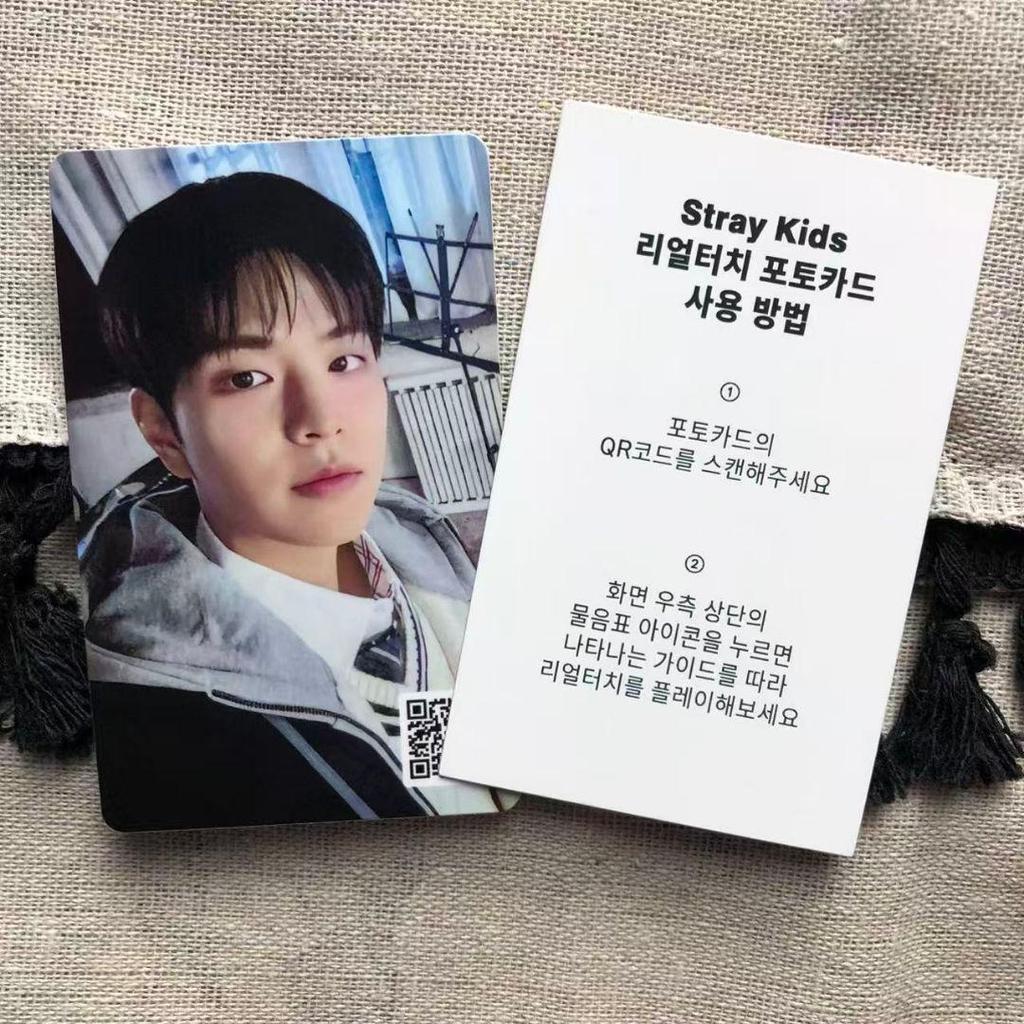 [USED] StrayKids HOP Pop-Up QR Seungmin Trading Card