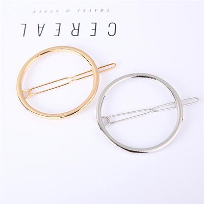 Fashion Simple Style Geometric Circle Hairpin Hair Clip Headwear