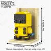 MOOXI Backroomed Horror Figuren Partystörer Fortgeschrittenes MOC Bausteine Set Erwachsene Modelle Steine Diorama Dekorationen Kinder Spielzeug