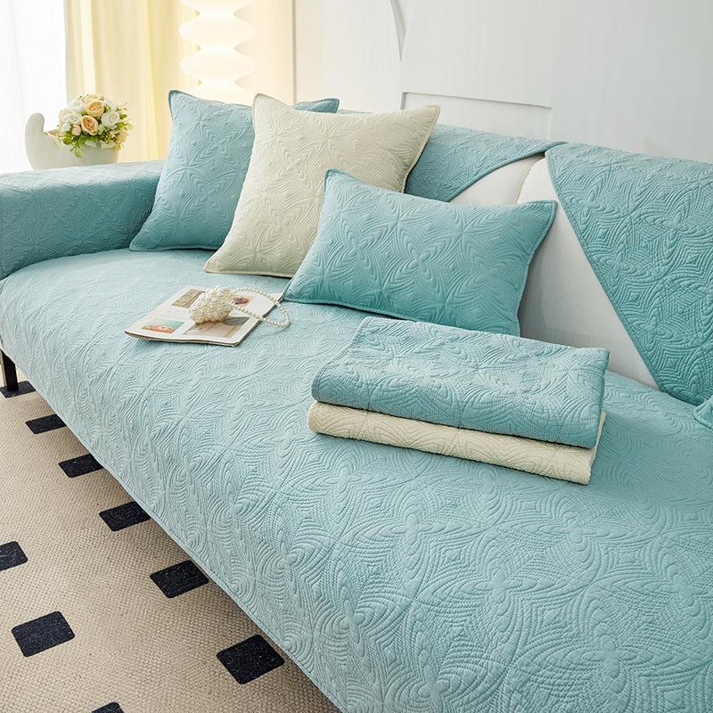 Cotton Sofa Cushion Four Seasons General Anti-slip Cotton Cushion New Simple Sofa Cover Cover Cloth Towel.