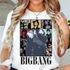 T-shirt Mode Été 2026 Hommes Femmes Haut Vintage Années BIGBANG Chemise Vintage, T-shirt Gdragon Taeyang Daesung, T-shirt Kpop Streetwear Hip Hop T-shirt Oversize