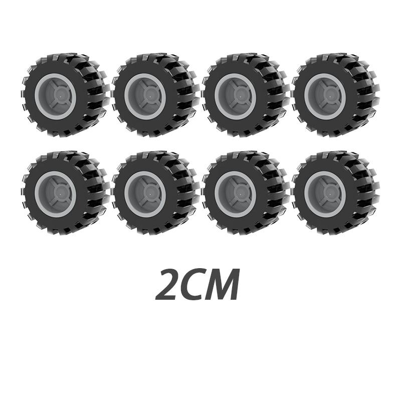 Wheel Car Tire City Off-Road Vehicle Building Block MOC Toy Kid Collection Souvenir Gift Pretend Play Decoration Boy City