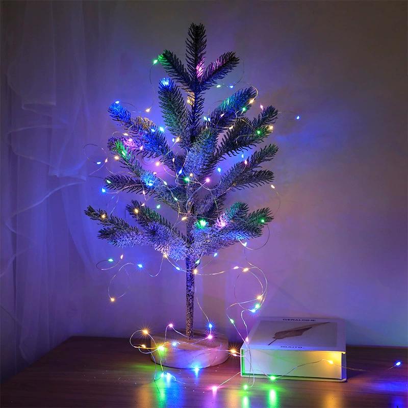 LED Fairy Garland Lights Battery Powered Multicolor Firefly String Lights For Birthday DIY Gift Mother's day Wedding Party Decor