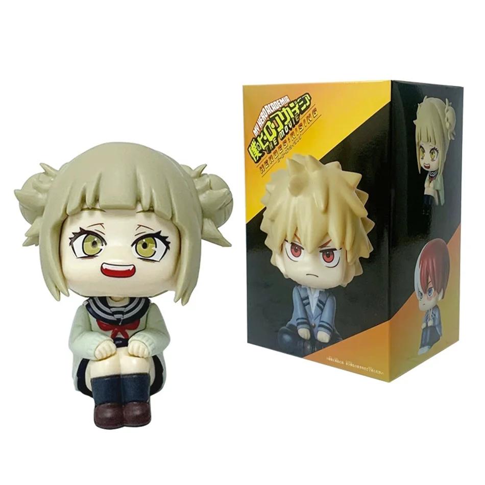 NEW 9-21CM My Hero Academia Katsuki Deku Todoroki So Himiko Toga Break Time Anime Figure Model Collection Doll Toy For Kids