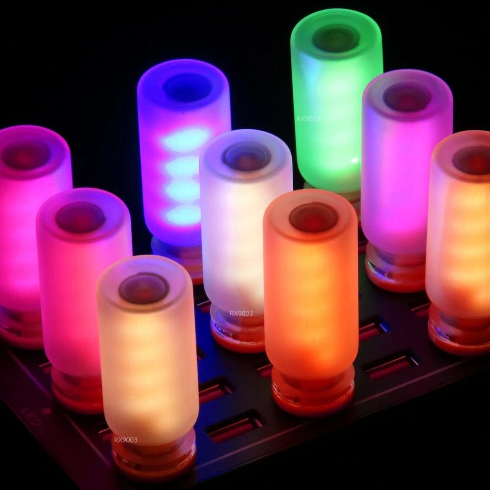 Frosted USB LED Filament Touch Dimming Bulb 5V Retro LED Edison Bulb Night Light Camping Decorative Lighting Plug-and-Play